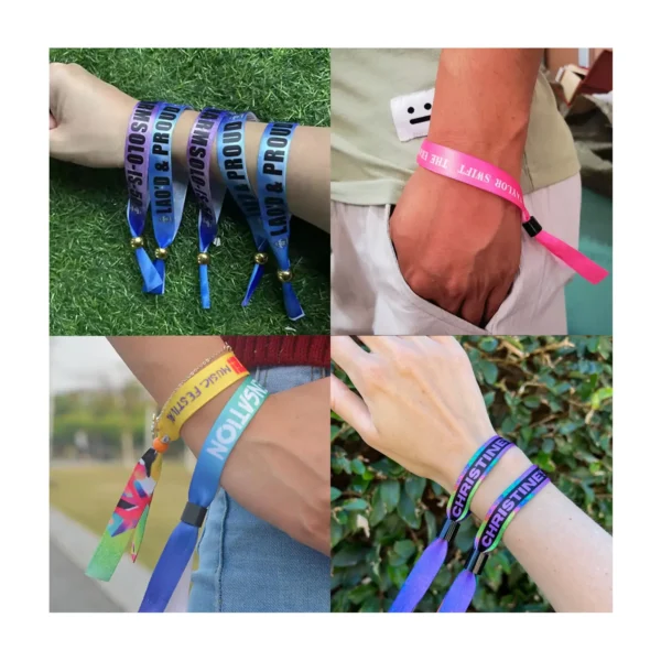 Cloth Custom Wristbands