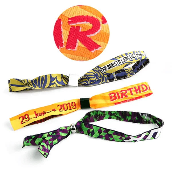 Custom Made Fabric Wristbands