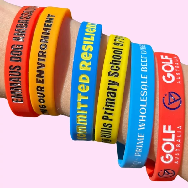 Custom Silicone Wristbands in Bulk