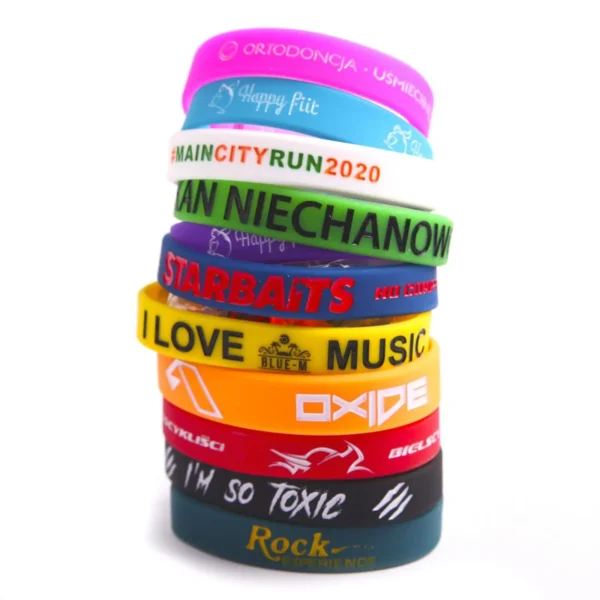 Custom Silicone Wristbands Wholesale