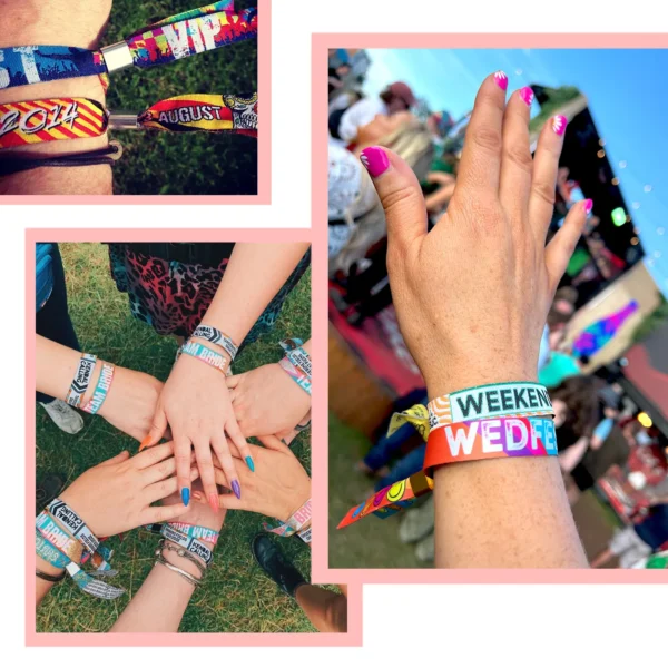 Fabric Custom Wristbands for Festival