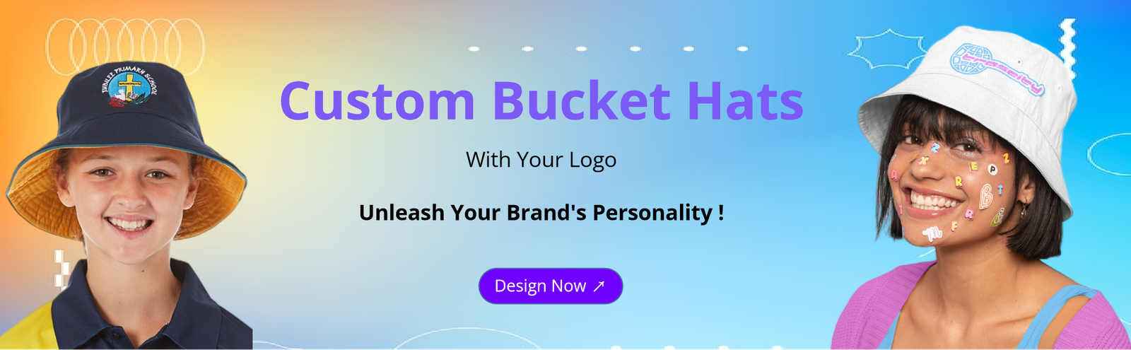 Custom Bucket hats with your logo