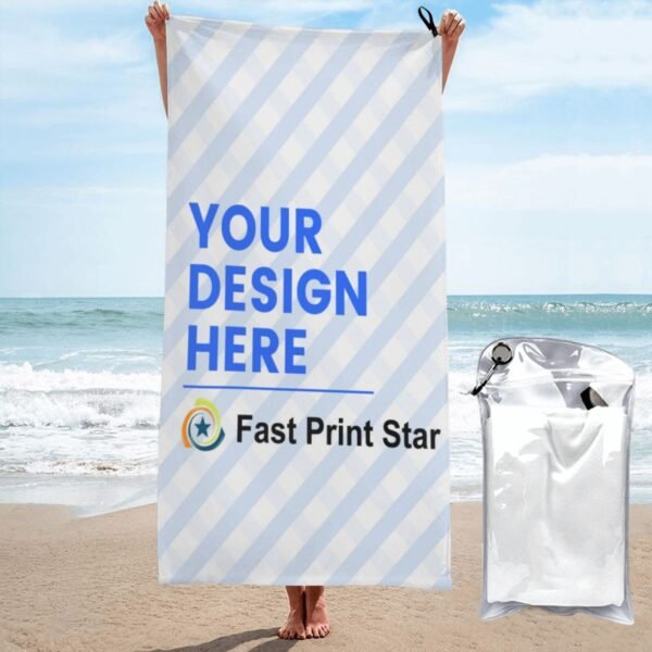 Custom Printed Beach Towel-1