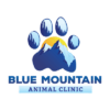 blue mountain animal clinic logo