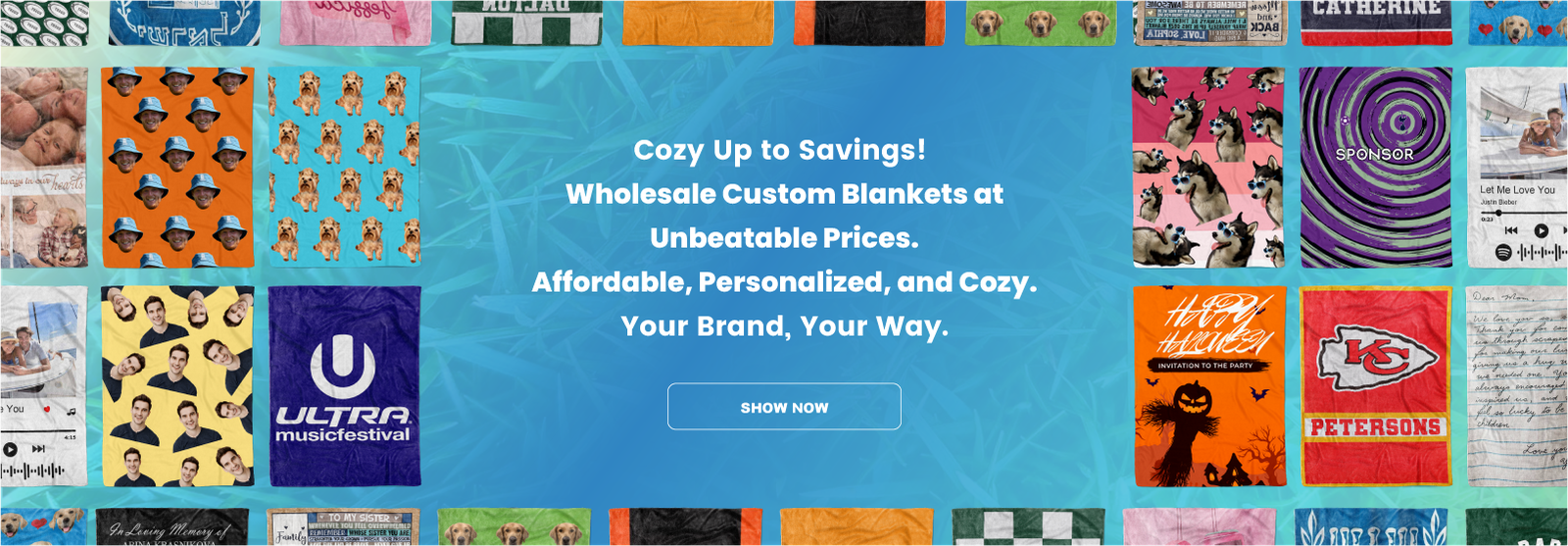 Wholesale Custom Blankets