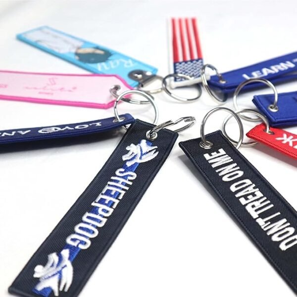 Custom Embroidered Keychains-11