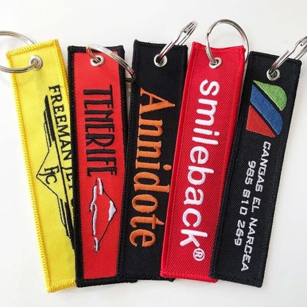 Custom Embroidered Keychains-12