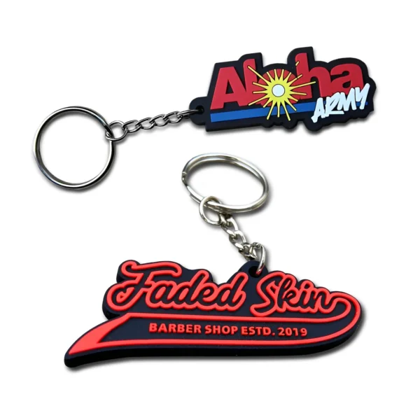 Custom PVC Rubber Keychain-13