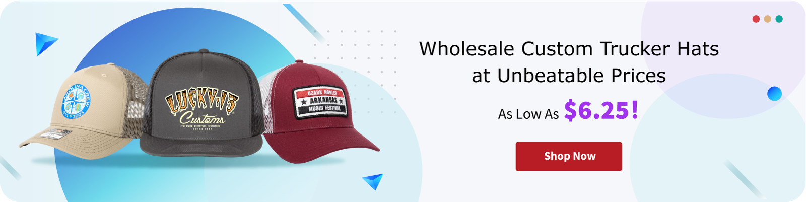Wholesale Custom Trucker Hats Fastprintstar