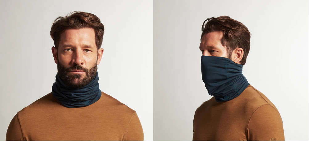 neck gaiter and face mask