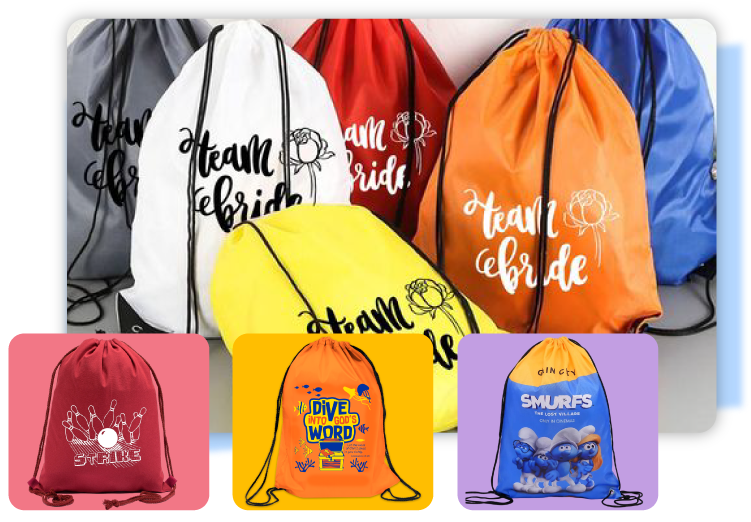 Custom Drawstring Bags Wholesale For Business