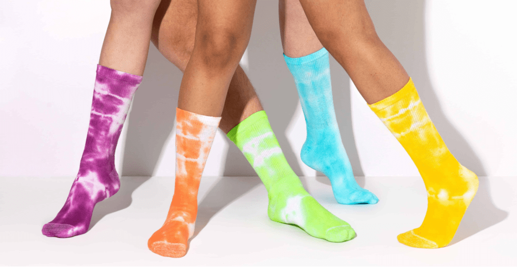 How to Tie Dye Socks