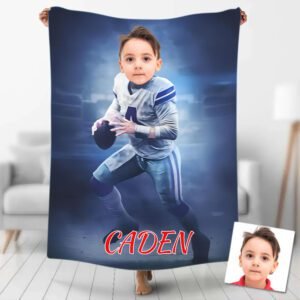 custom photo blanket