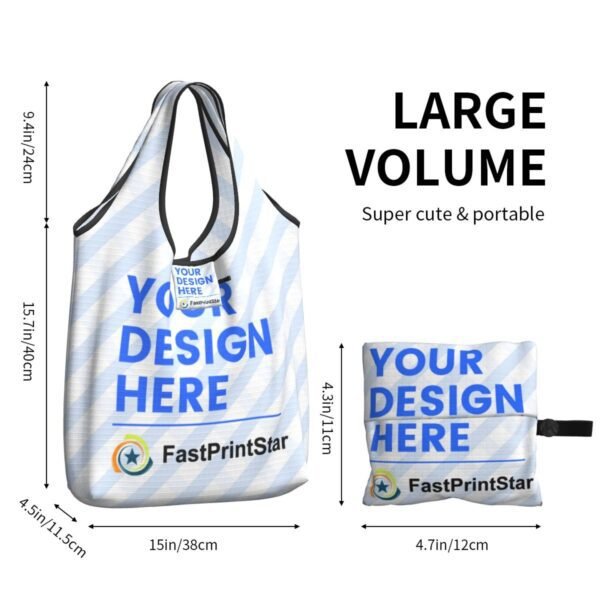 Custom Foldable Reusable Shopping Bags-3