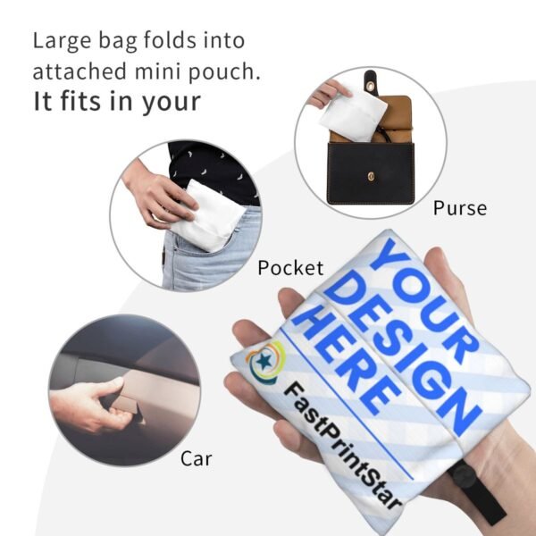 Custom Foldable Reusable Shopping Bags-4