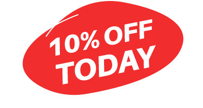 10% off today