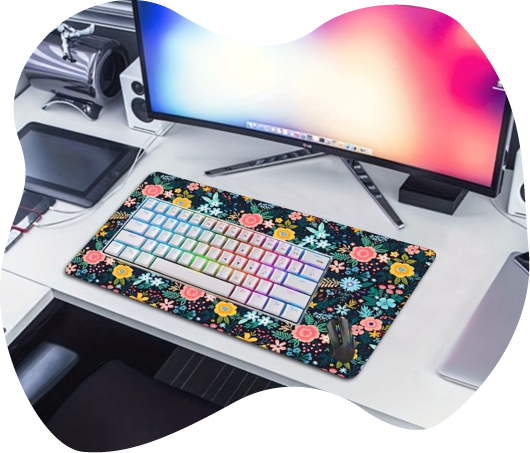 mouse pad with custom image