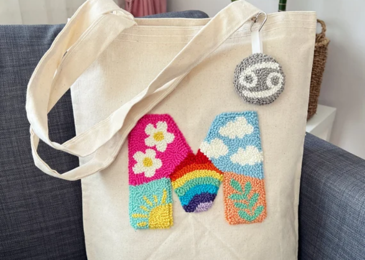 How to Decorate a Tote Bag-Embroidery