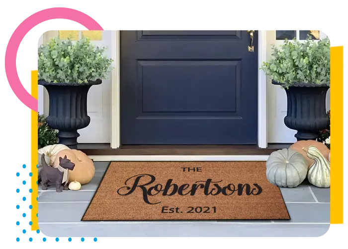 Personalized Family Doormats