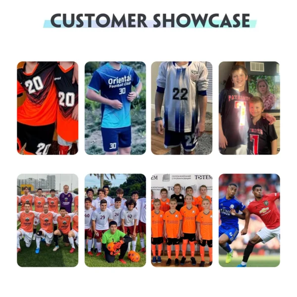 Custom Team Soccer Jerseys Customer Showcase