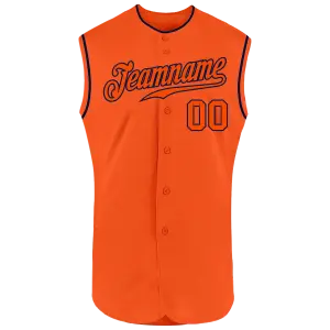 custom orange baseball jersey