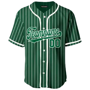 pinstripe baseball jersey custom