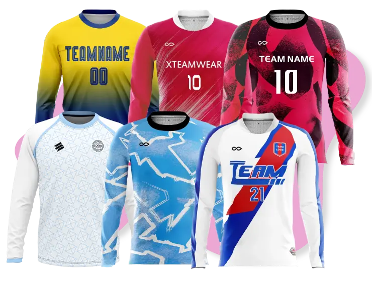 Custom Long Sleeve Soccer Jerseys