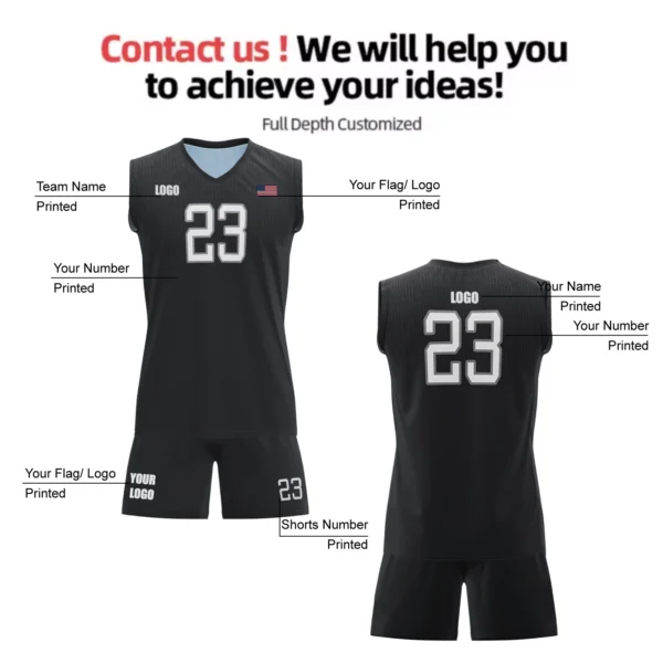 Custom Volleyball Jerseys Customization