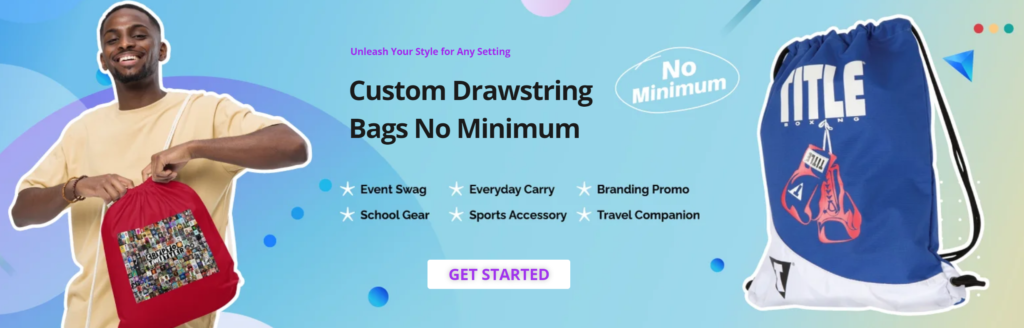 Customize your drawstring bags with FastPrintStar