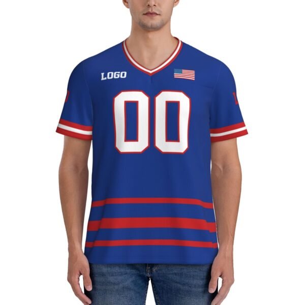 custom design football jersey-wearing effect-1