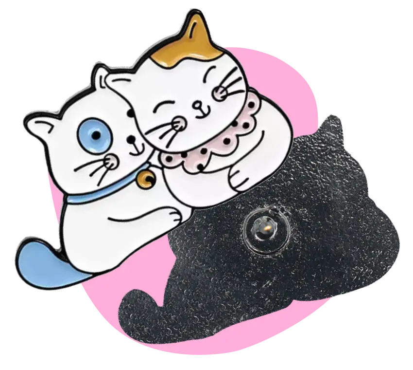 Custom Cat Enamel Pins