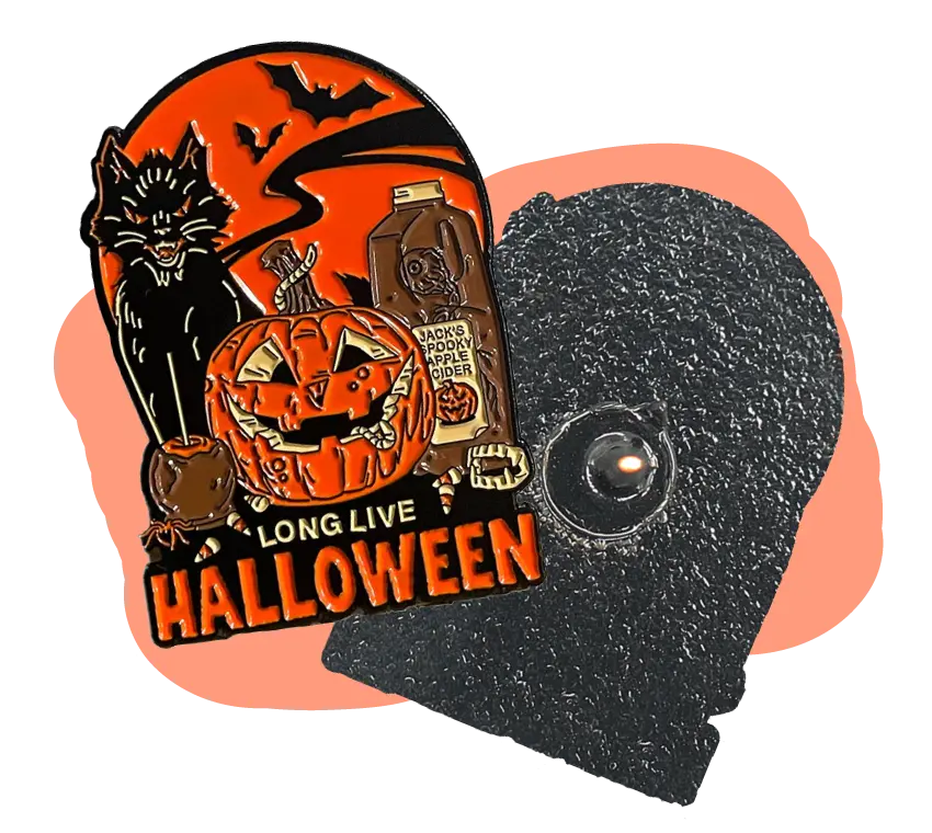 Custom Halloween Enamel Pins