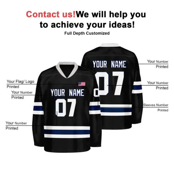 Custom Hockey Practice Jerseys Customization