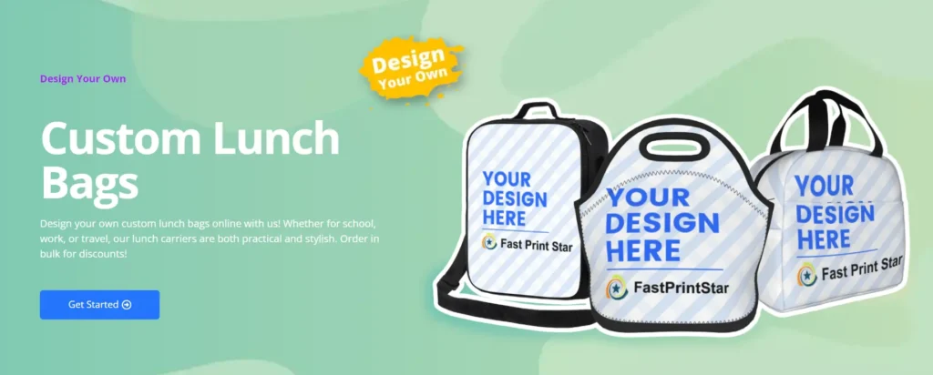 Design Your Own Lunch Bags -FastPrintStar