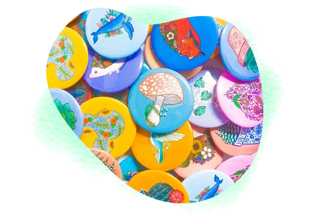 Custom Picture Button Pins