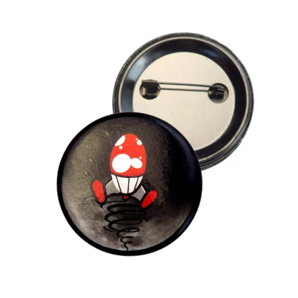 Custom Round Button Pin-4