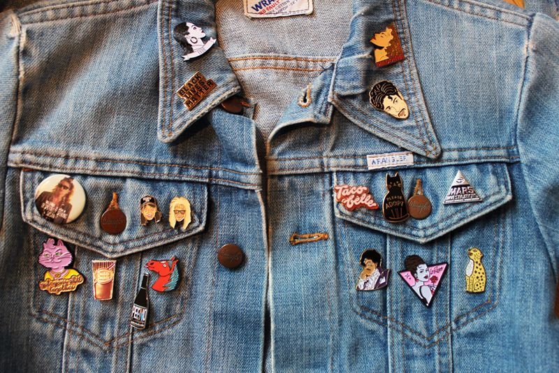 Where To Put Enamel Pins-clothing