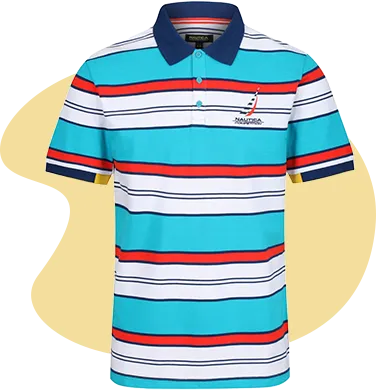 Custom Striped Polo Shirts