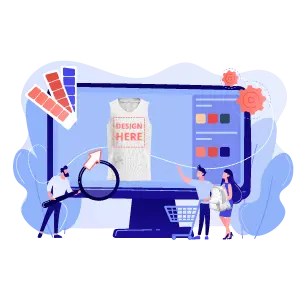 thumbnail interactive-video image 1 of Custom Printed T-Shirts - Send Your Image, We Print It! Free Personalization 1 of 13