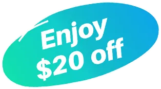 Enjoy $20 Off