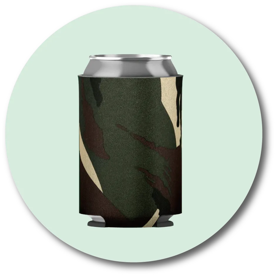 Custom Camo Koozies