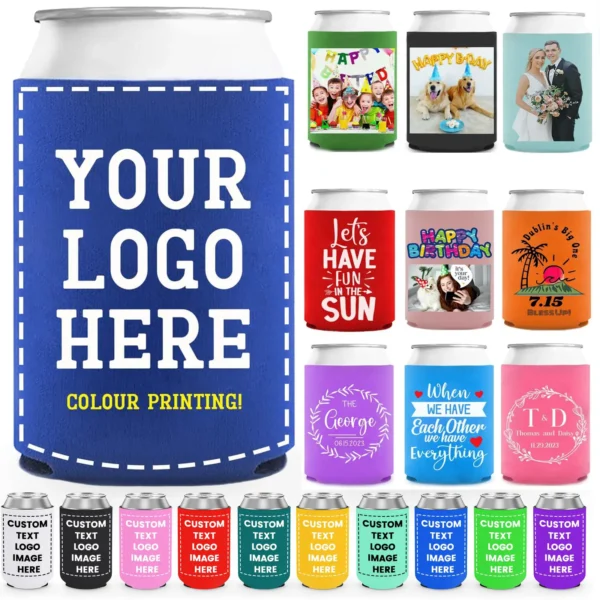 Custom Full Color Can Koozies