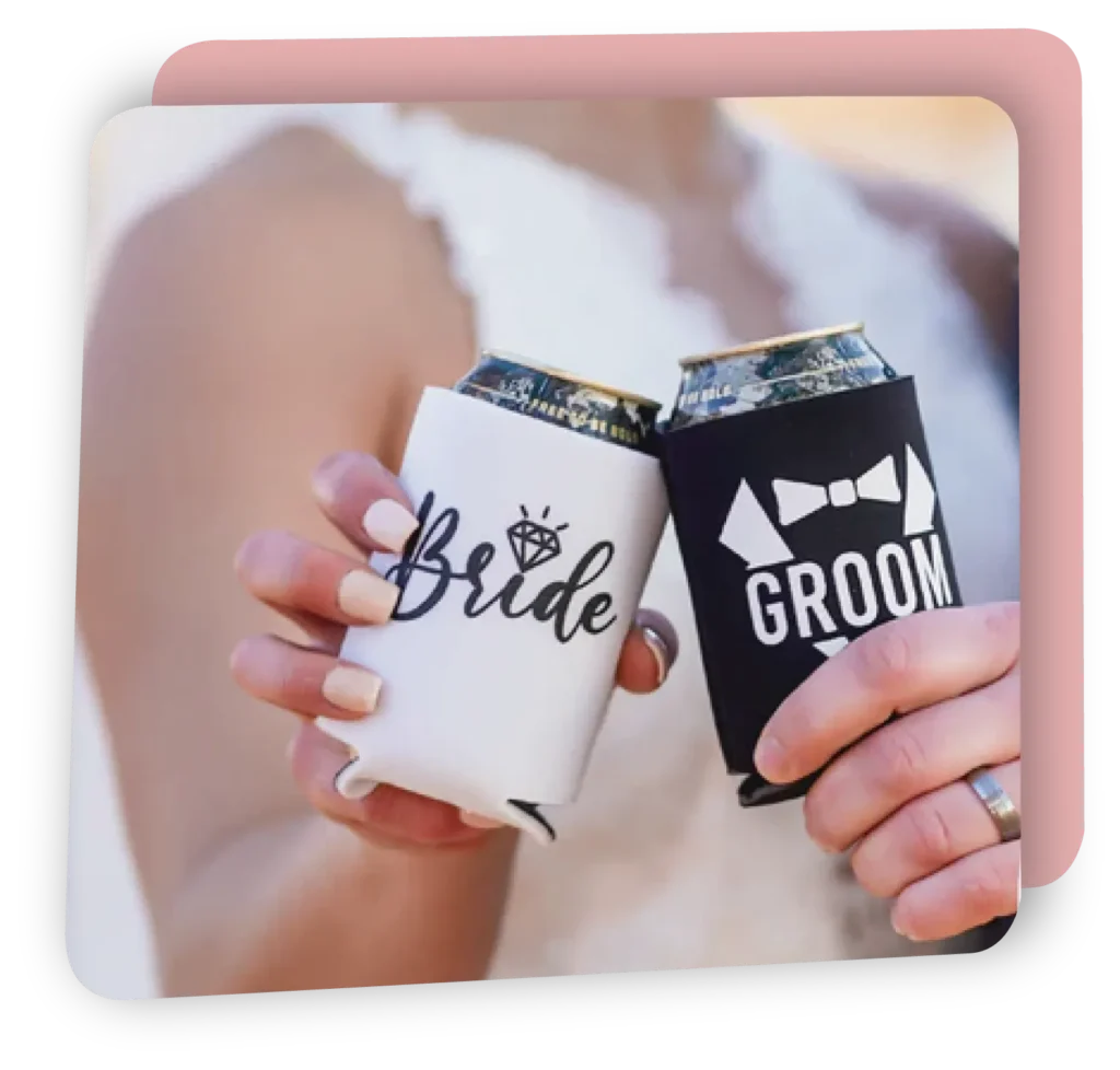 Custom Koozies Wedding