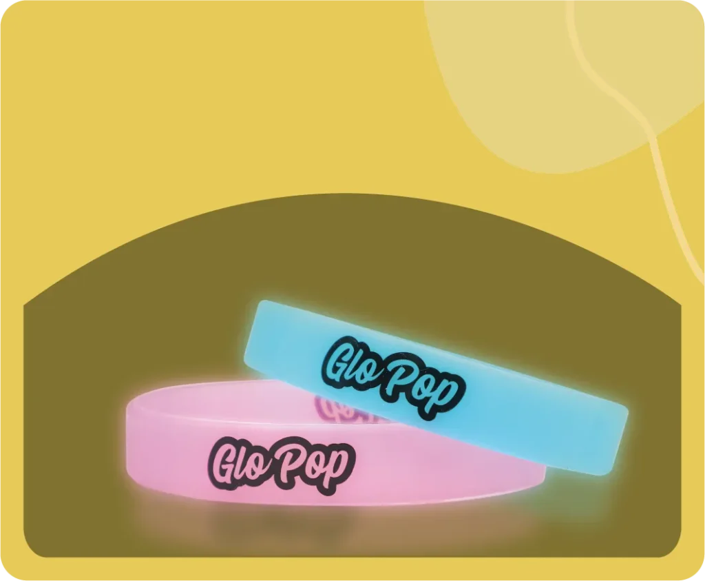 Custom Glow in the Dark Rubber Bracelets