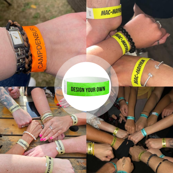 Custom Printed Tyvek Wristbands