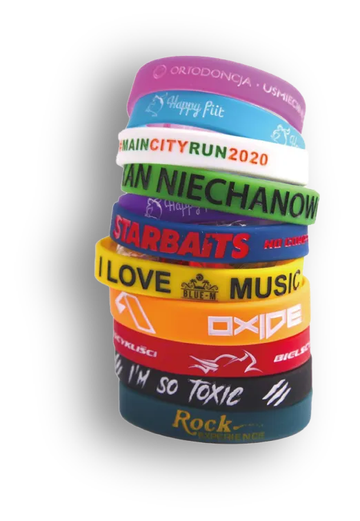 Custom Rubber Bracelets Bulk