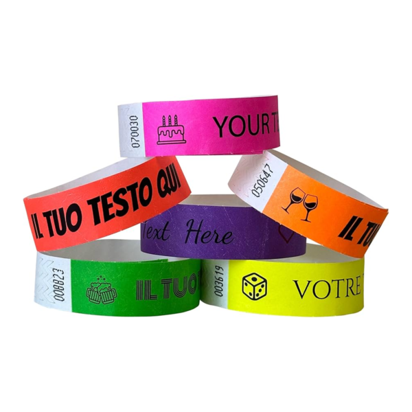 Custom Tyvek Wristbands Bulk