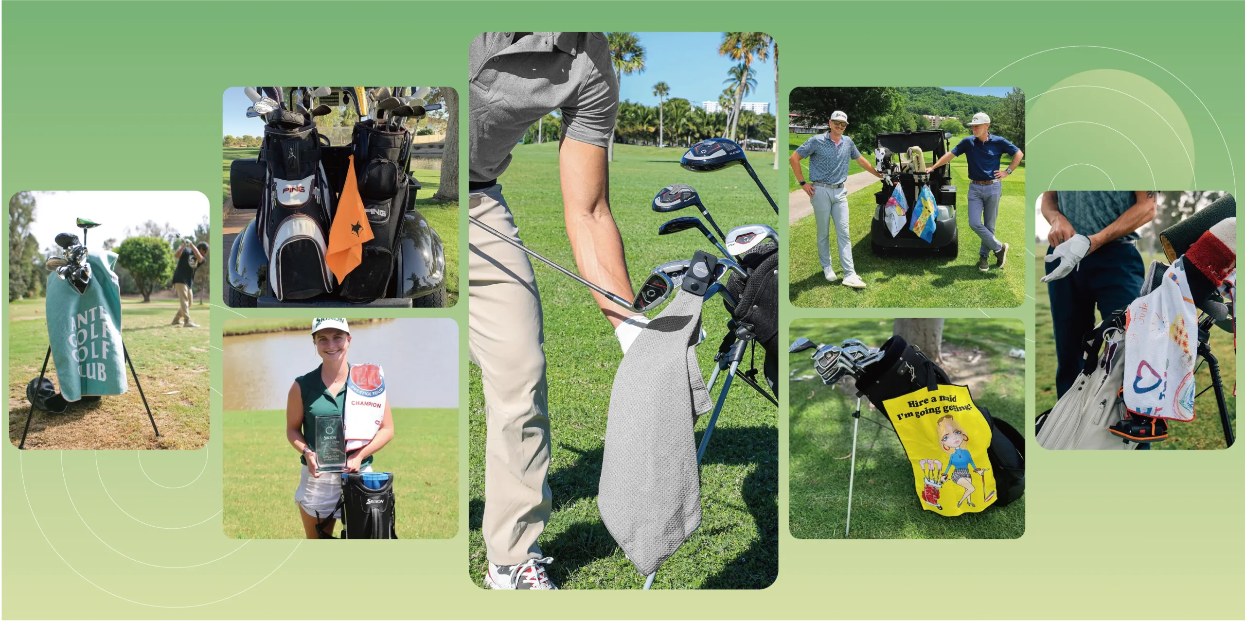 Bulk Custom Golf Towels Cheap