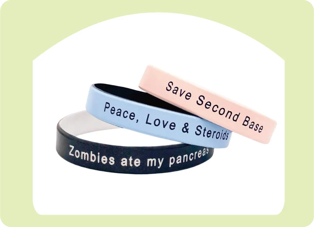 Custom Message Wristband