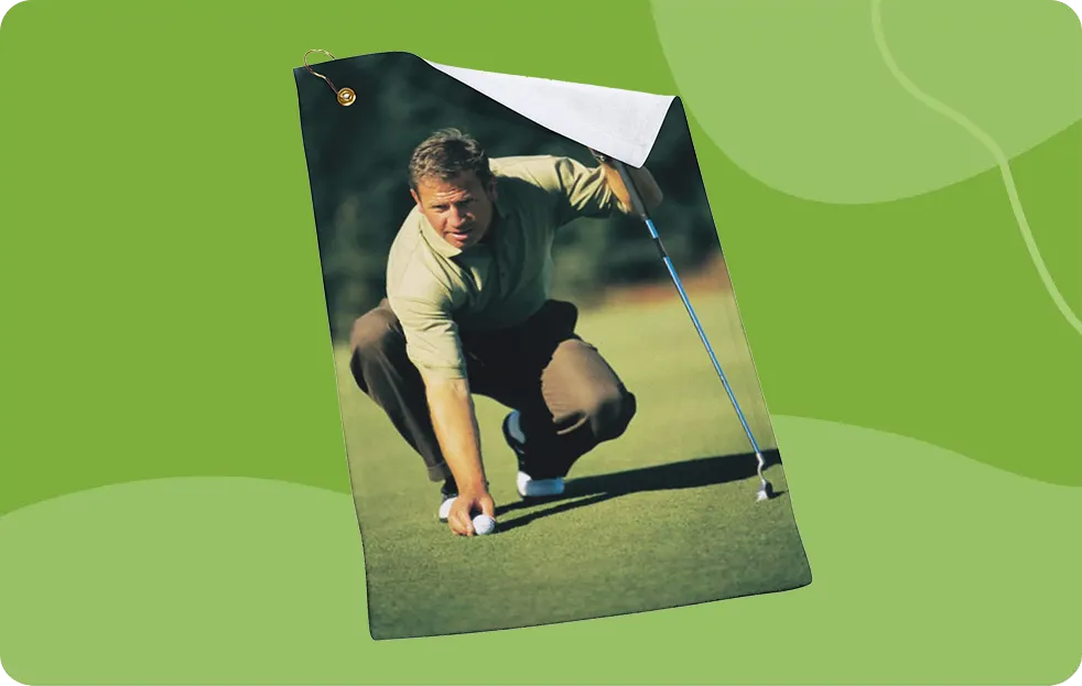 Custom Photo Golf Towel